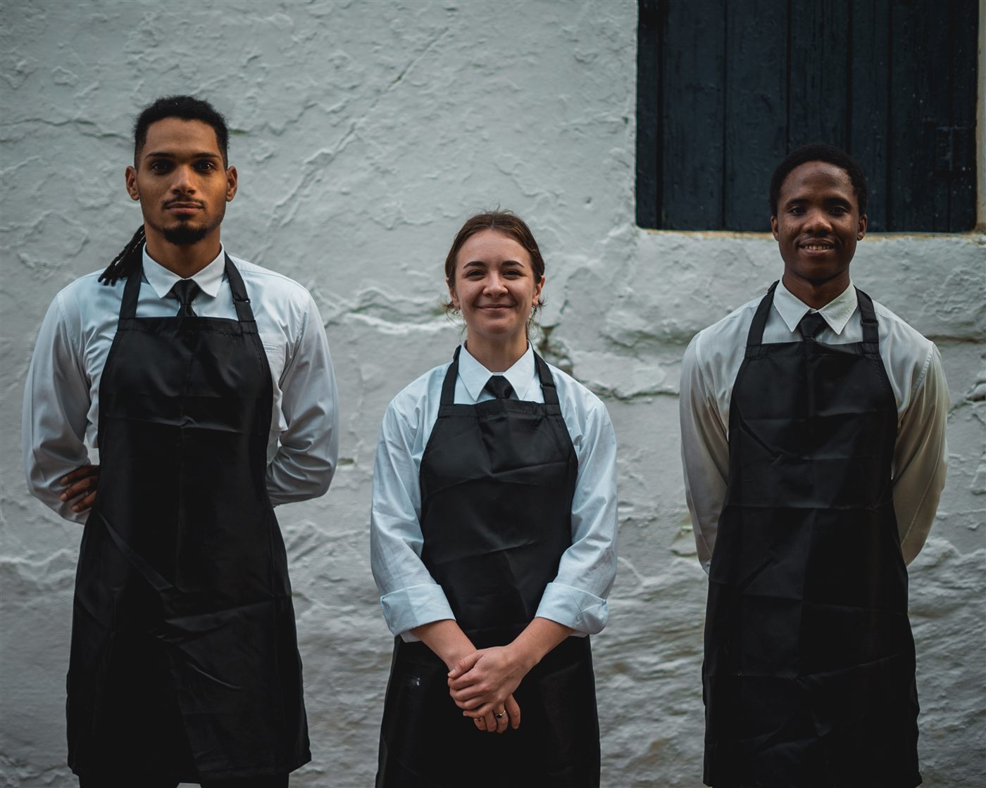Silver Service staff during a Cape Town wedding reception
