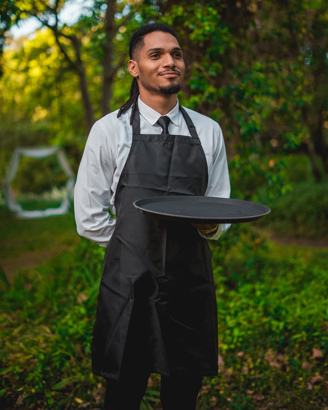 Silver Service team working a wedding dinner service